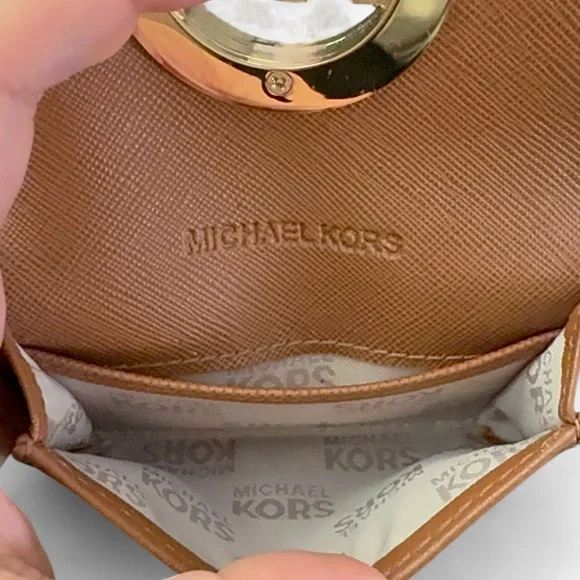 Michael Kors Brown Card Holder - Picture 6 of 7
